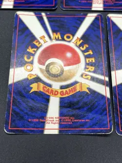 [No Import Duty (US)] Gengar Holo 5set Haunter Fossil Old Back 1997 Pokemon Card - Image 5