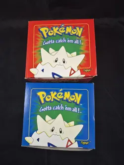 1999 Pokemon Burger King Promo - 23k Gold Card - Togepi (Blue & Red Box) - Image 2