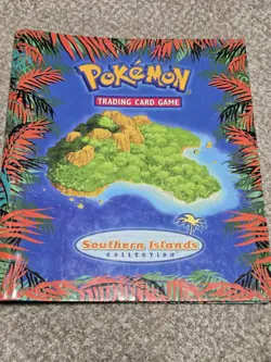 *NO CARDS* Pokemon SOUTHERN ISLANDS English BINDER ONLY * - Image 1