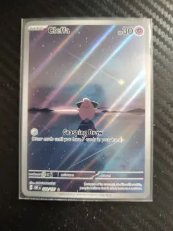 202/197 Clefairy Pokemon Card Grasping Draw Psychic Type - Image 1