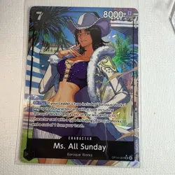 Ms. All Sunday OP14-084 Alt Art Super Rare One Piece Card English NM - Image 2