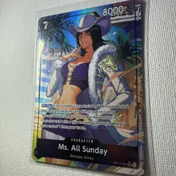 Ms. All Sunday OP14-084 Alt Art Super Rare One Piece Card English NM - Image 4