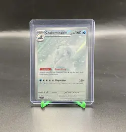 Crabominable 149/142 Stellar Crown SV07 Holo Full Art Pokemon Card Damaged TCG - Image 1