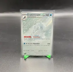 Crabominable 149/142 Stellar Crown SV07 Holo Full Art Pokemon Card Damaged TCG - Image 2