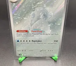 Crabominable 149/142 Stellar Crown SV07 Holo Full Art Pokemon Card Damaged TCG - Image 4