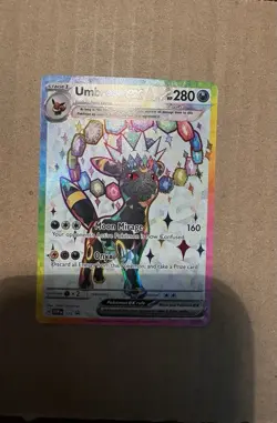 Umbreon Ex 176 Promo Card Prismatic Evolutions Pokemon Card Near Mint - Image 5