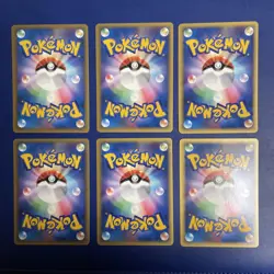 NM/MINT 2001 Japanese COMPLETE Pokemon BASIC ENERGY 6-Card VS Series Set - Image 4