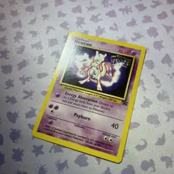 MEWTWO Black Star Promo #3 1999 *Kids WB The First Movie* Pokemon Card LP - Image 2