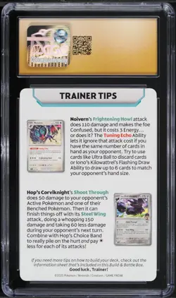 CGC Pristine 10 Journey Together Insert Card Zacian Trainer Tips Pokemon - Image 2