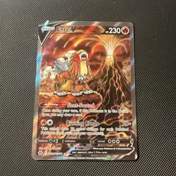 Pokemon Entei v Holo Ultra Rare TCG Card Crown Zenith Galarian Gallery GG36/GG70 - Image 1