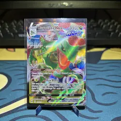 Pokemon TCG Crown Zenith Rayquaza VMAX Holo Ultra Rare Card 101/159 - Image 1