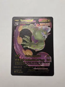 Tornadus VMAX 209/198 HP320 Black Foil Fan Art Display Card NM - Image 1