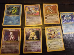 Pokemon Vintage Card Lot, 19 Holos - Includes Shadowless Gyarados and Promo Mew! - Image 3