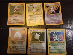 Pokemon Vintage Card Lot, 19 Holos - Includes Shadowless Gyarados and Promo Mew! - Image 4