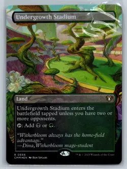 Undergrowth Stadium (Borderless) Holo R Commander Masters 666 NM - Image 1