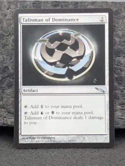 LP - Talisman of Dominance - Mirrodin - Magic The Gathering Lightly Played Eng - Image 1