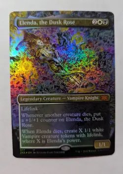 1x Elenda The Dusk Rose Borderless FOIL 2X2 NM - Magic MTG EDH x1 - Image 1