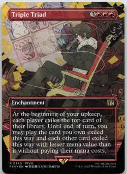 Triple Triad (Borderless) R FINAL FANTASY 340 NM - Image 1