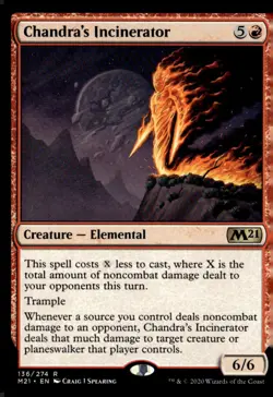 Core Set 2021 #136 Chandra's Incinerator - Image 1