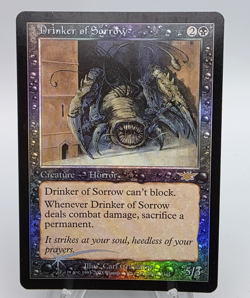 2003 Magic the Gathering - Drinker Of Sorrow #66/145 FOIL Black Rare Unplayed - Image 1