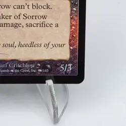 2003 Magic the Gathering - Drinker Of Sorrow #66/145 FOIL Black Rare Unplayed - Image 4