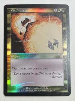 MTG VINDICATE (Foil) Apocalypse (OldManMTG 003-206) - Image 1