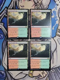 4x Rootbound Crag - NM/M TDC MTG Magic - Image 1