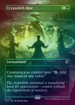 Cryptolith Rite - BORDERLESS FOIL NM (MTG Innistrad: Remastered 316) - Image 1
