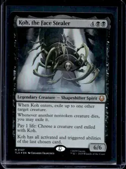 2025 Wizards of The Coast Magic The Gathering Koh, the Face Stealer #0107 - Image 1