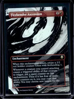 2025 Wizards of the Coast Magic The Gathering Firebender Ascension Foil #0312 - Image 1