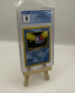 CGC 9 MINT Tentacool 1st Edition Fossil 56/62 Pokemon 1999 Non-Holo - Image 1