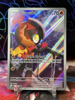Pokemon TCG PHANTASMAL FLAMES 2 Card Lot - Charcadet Promo + Ignition Energy 124 - Image 1
