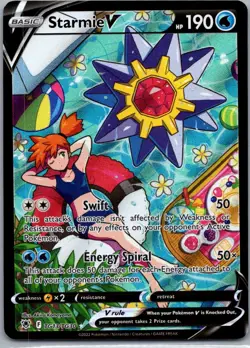 Pokemon TCG Starmie V TG13/30 Astral Radiance Trainer Gallery NM - Image 1