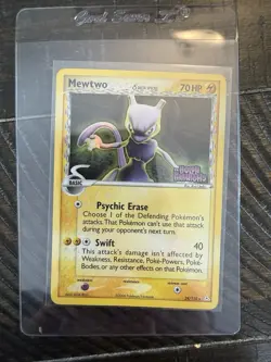 Pokemon Mewtwo EX Holon Phantoms Delta Species 24/110 - Image 1