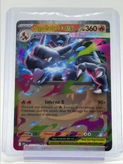 MEGA CHARIZARD X EX 2025 POKEMON PHANTASMAL FLAMES DOUBLE RARE A Q4841 - Image 1