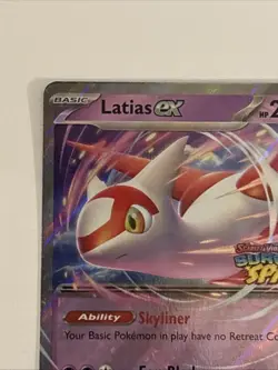 Pokemon Latias EX TCG 076/191 SV Surging Sparks Double Rare Holo Stamped NM MT - Image 2