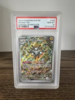 Pokemon Surging Sparks Black Star Promo Magneton #159 PSA 10 Gem Mint - Image 1