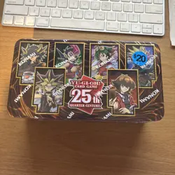 YuGiOh DUELING HEROES 25th ANNIVERSARY TIN MP23 (3 MEGA PACKS) FACTORY SEALED - Image 1