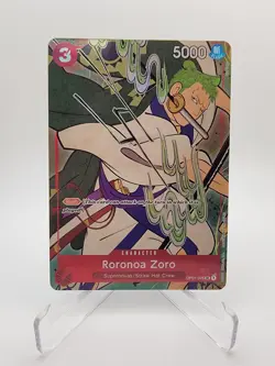 Roronoa Zoro (English Version 1st Anniversary Set) OP01-025 One Piece Promotion - Image 1