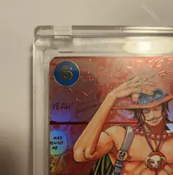 Portgas.D.Ace OP13-119 SEC Red Super Manga Holo One Piece Carrying On His Will - Image 2
