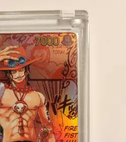 Portgas.D.Ace OP13-119 SEC Red Super Manga Holo One Piece Carrying On His Will - Image 3