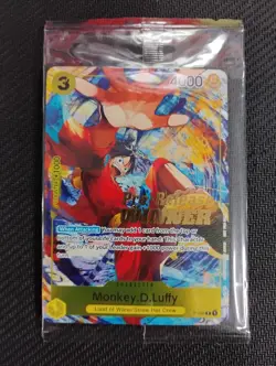 Monkey D. Luffy P-036 Pre-Release Winner Promo One Piece Card Game NM (SEALED) - Image 1