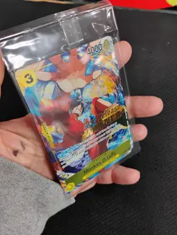 Monkey D. Luffy P-036 Pre-Release Winner Promo One Piece Card Game NM (SEALED) - Image 2