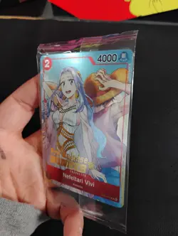 One Piece Card Game Nefeltari Vivi ST01-009 Pre-Release Winner Promo sealed mint - Image 3