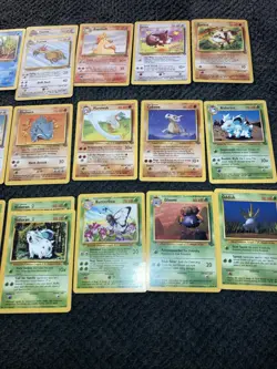 Vintage Pokemon Jungle Set Lot Of 42 Cards (all Common/Uncommon) (1 1st Edition) - Image 5