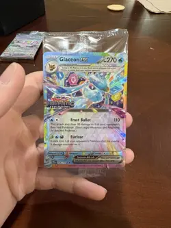 Pokemon Glaceon ex 026/131 Prismatic Evolutions Stamped Promo Card - SEALED - Image 1