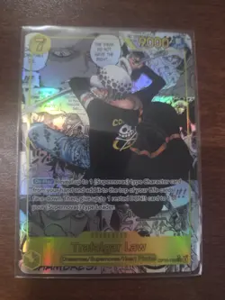 Trafalgar Law Manga OP10-119 Royal Blood Alternate Art One Piece Card Fresh Pull - Image 2