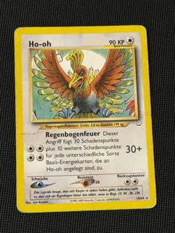 German Ho-oh 18/64 HP -Vintage German Pokemon Card- Neo Revelation - Image 1