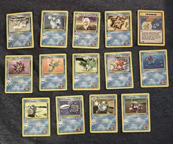 Misty’s Gym Challenge / Heroes Challenge Pokemon 11 Card Lot, Dewgong Tentacruel - Image 1