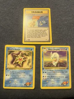Misty’s Gym Challenge / Heroes Challenge Pokemon 11 Card Lot, Dewgong Tentacruel - Image 3